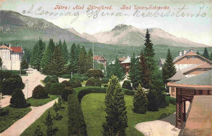 Bad Unter-Schmecks Tatrafuered Vysoke Tatry SK Panorama