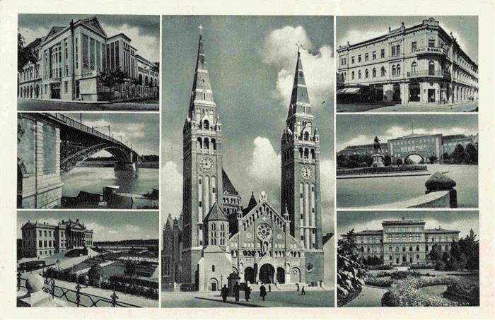 SZEGED HU Szegedi Reszletek Teilansichten