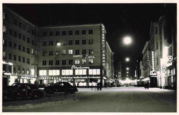 Kirkkokatu Oulu Souomi Ortspartie