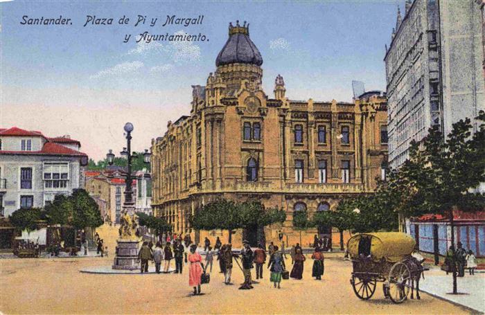 SANTANDER Cantabria ES Plaza de Pi y Margall y Ayuntamiento