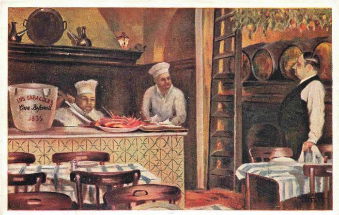 BARCELONA Cataluna ES Los Caracoles El Restaurante mas antiguo
