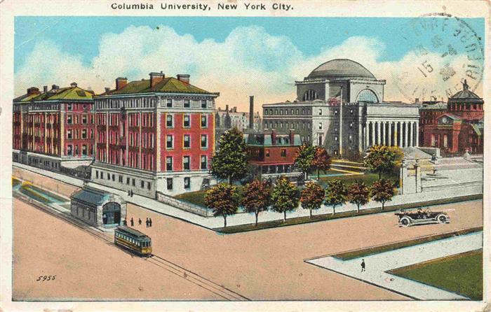 NEW YORK City USA Columbia University Illustration