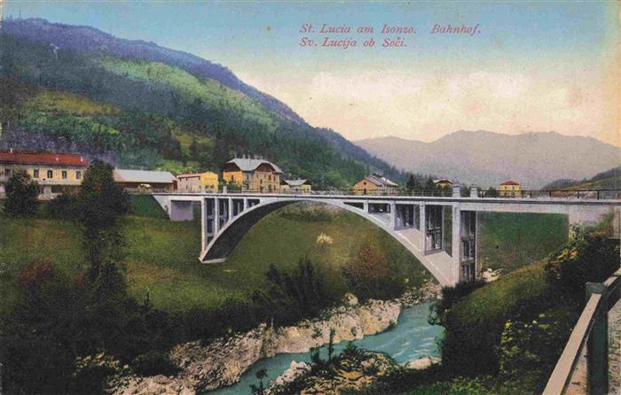 Lucija St Lucia Isonzo Piran Slovenia Panorama Bruecke
