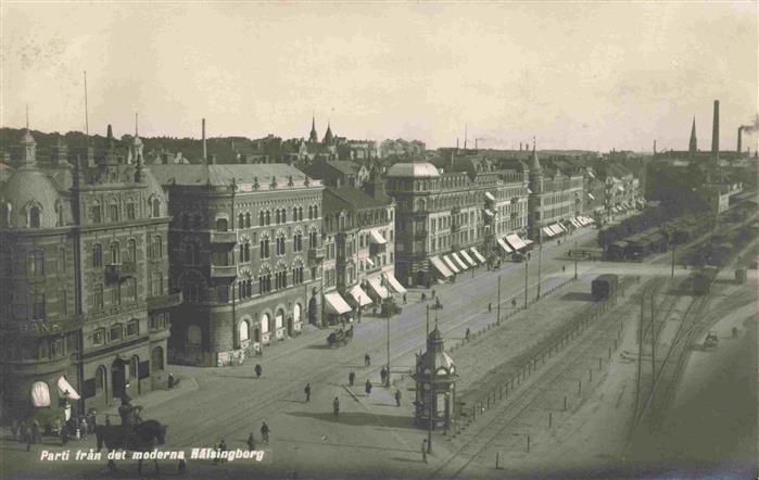 Haelsingborg Helsingborg Sweden Parti fran det moderna