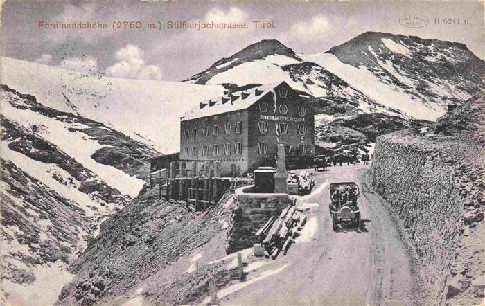 Stilfserjoch 2750m Passo dello Stelvio IT Ferdinandshoehe Berghotel Stilfserjoch