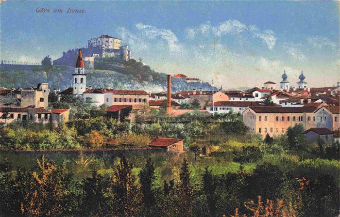 Gorizia Goerz IT Panorama Photochromiekarte Nr. 14184