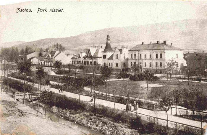 Zilina Zsolna Zilina Sillein Silein SK Park részlet