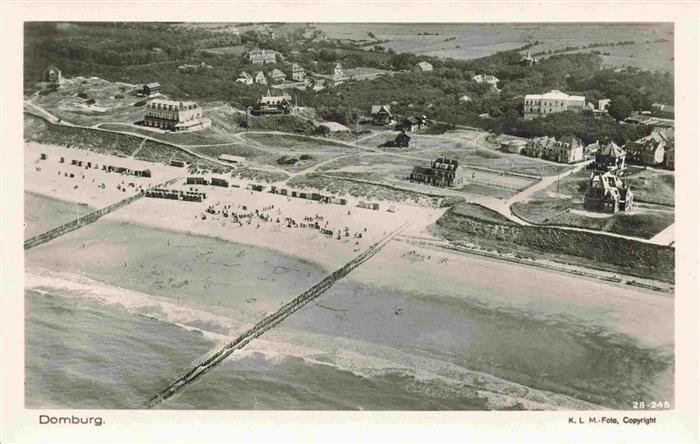 Domburg Zeeland NL Fliegeraufnahme