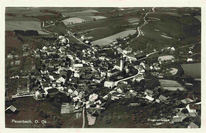 Peuerbach Innviertel Oberoesterreich AT Fliegeraufnahme