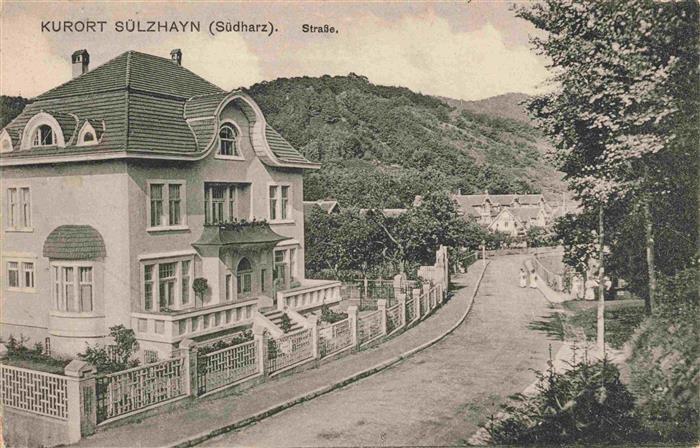 Suelzhayn Ellrich Thueringen Strassenpartie Kurort