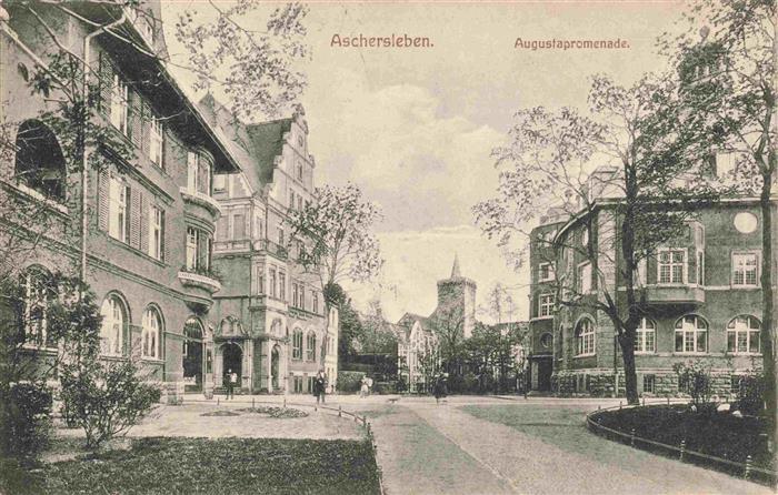 Aschersleben Sachsen-Anhalt Augustapromenade Feldpost