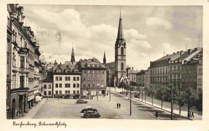 Reichenberg LIBEREC Boehmen CZ Bismarckplatz