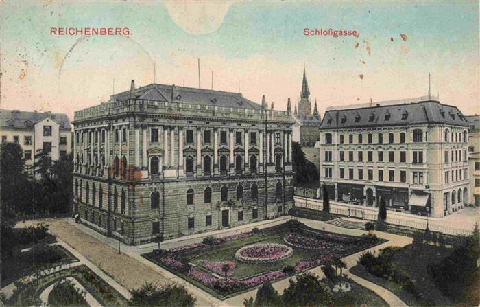 Reichenberg LIBEREC Boehmen CZ Schlossgasse