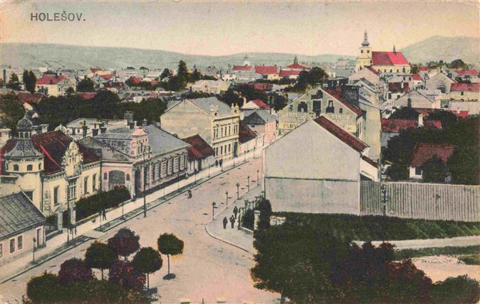 Holesov Holleschau CZ Stadtpanorama