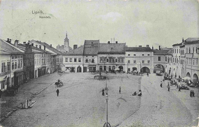 Lipnik nad Becvou CZ Namesti Marktplatz