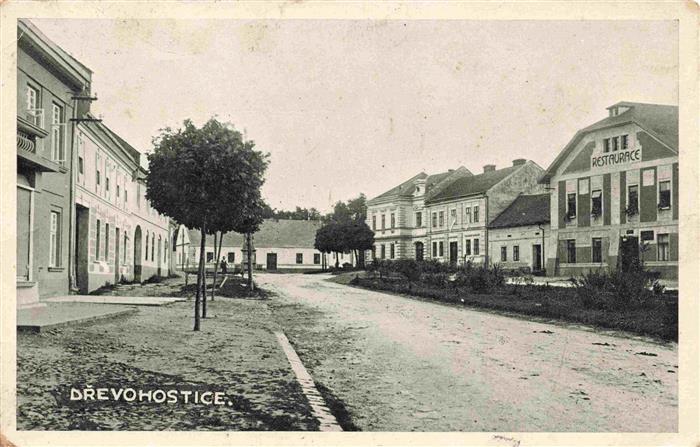 Drevohostice Drewohostitz Bystrice Bistritz am Hostein CZ Hauptstrasse Restaurac