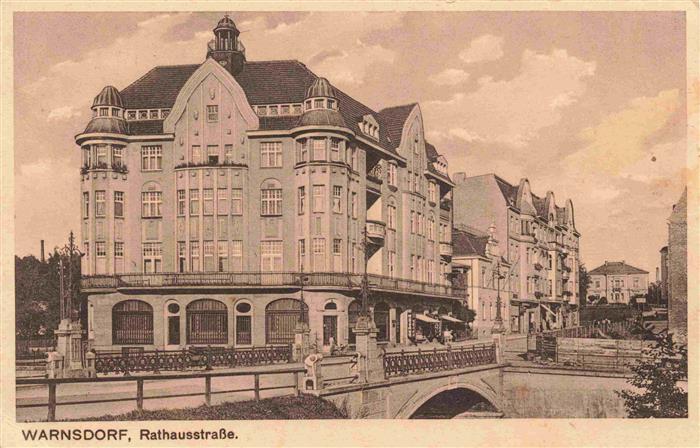 Warnsdorf Varnsdorf Boehmen CZ Rathausstrasse