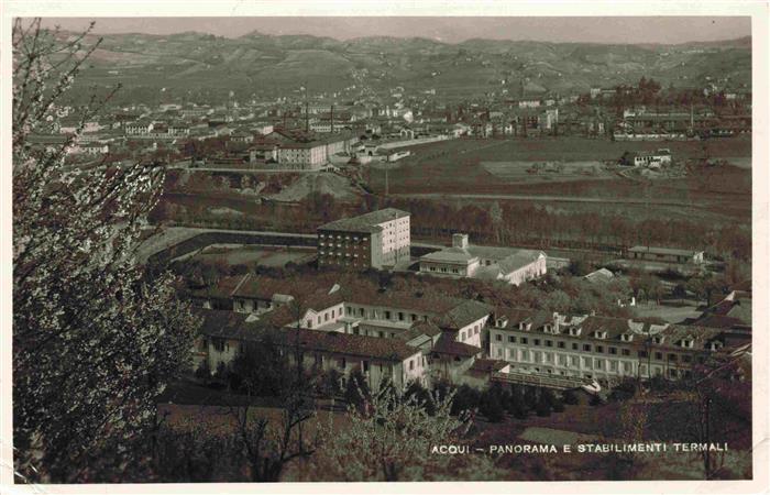 Acqui Terme Piemonte IT Panorama e Stabilimenti Termali
