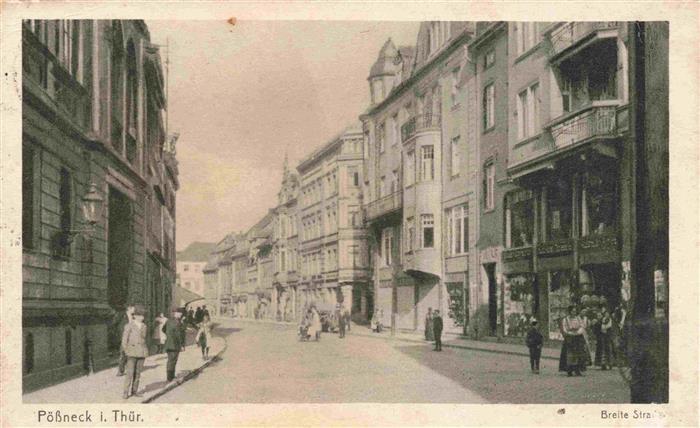 Poessneck Thueringen Breite Strasse