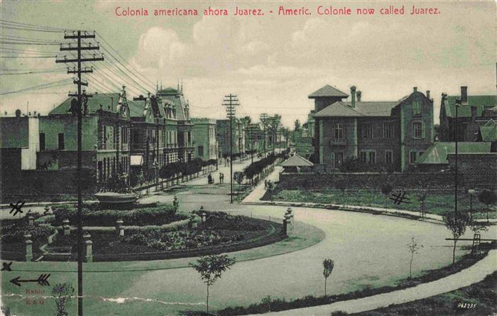 Juarez Ciudad Mexico Colonia americana