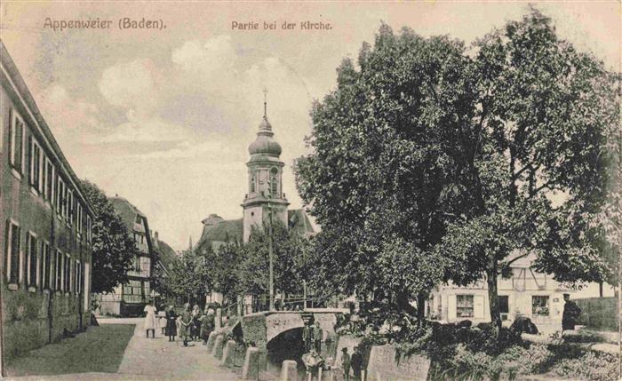 Appenweier Partie an der Kirche