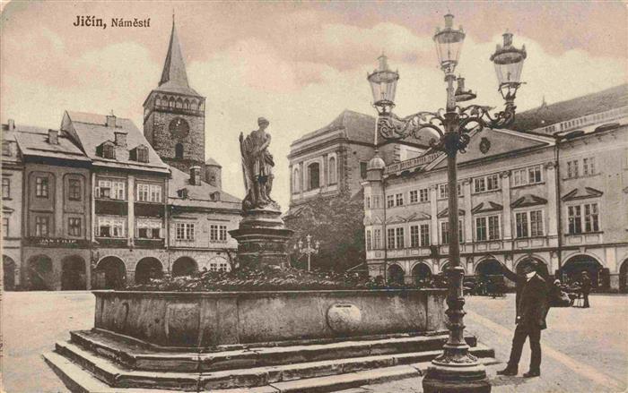Jicin Jitschin Koeniggraetz CZ Brunnen