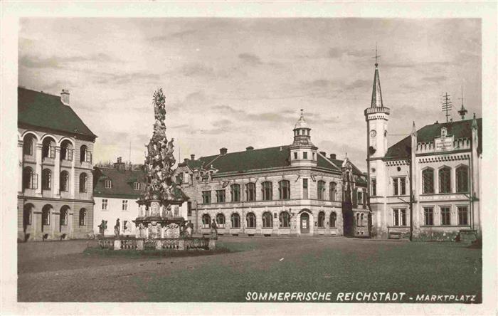 Reichstadt Zakupy Czechia Marktplatz Sommerfrische