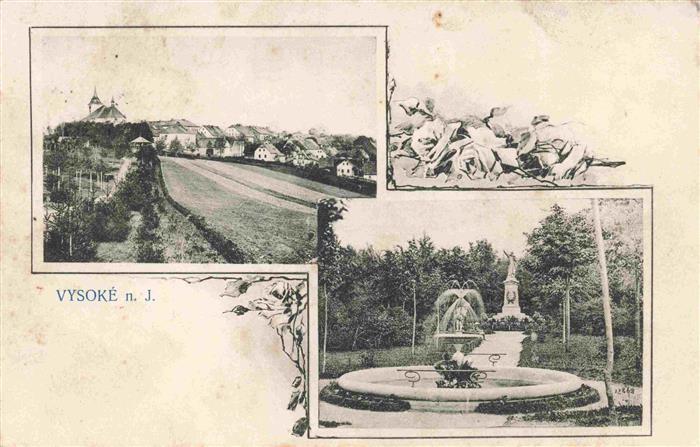 Vysoke nad Jizerou Jablonec nad Nisou Gablonz Neisse CZ Panorama Brunnen