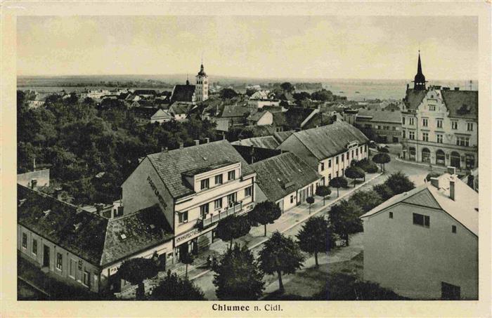 Chlumec Cidlinou Chlumetz Zidlina CZ Stadtpanorama