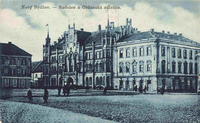 Novy Bydzov Neubydzow Neubidschow CZ Radnice a Obcanska zalozna