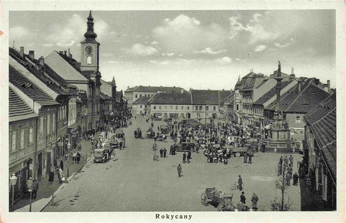 Rokycany Rokitzan CZ Fliegeraufnahme