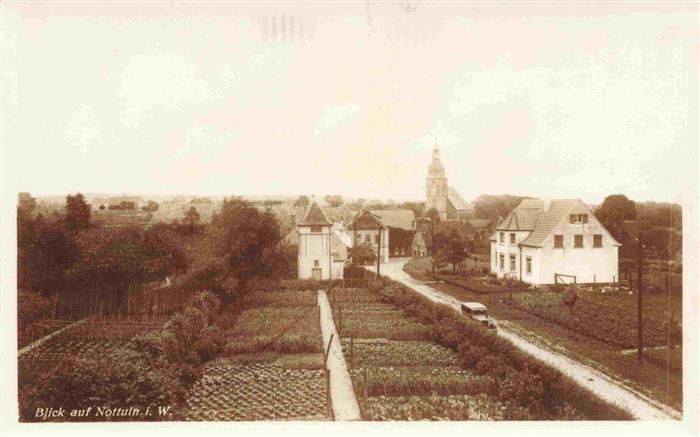 Nottuln NRW Ansicht mit Kirche