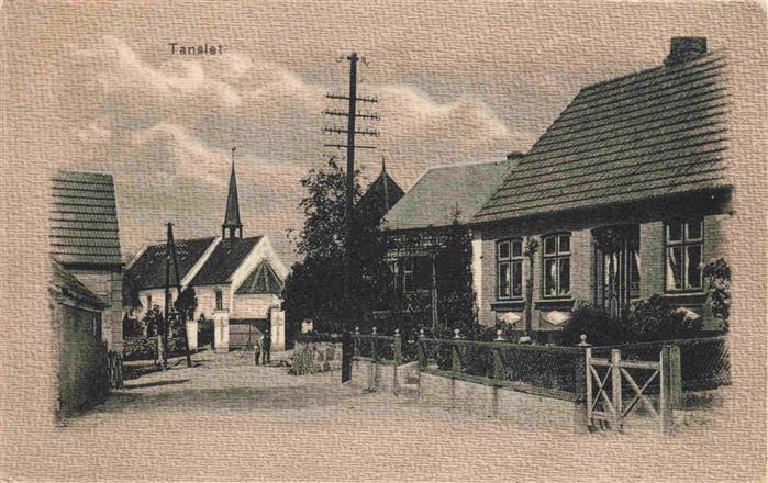 Tanslet DK Dorfpartie Blick zur Kirche