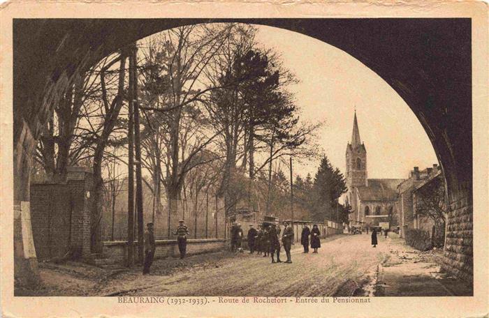 Beauraing Belgie Route de Rochefort Entrée du Pensionnat