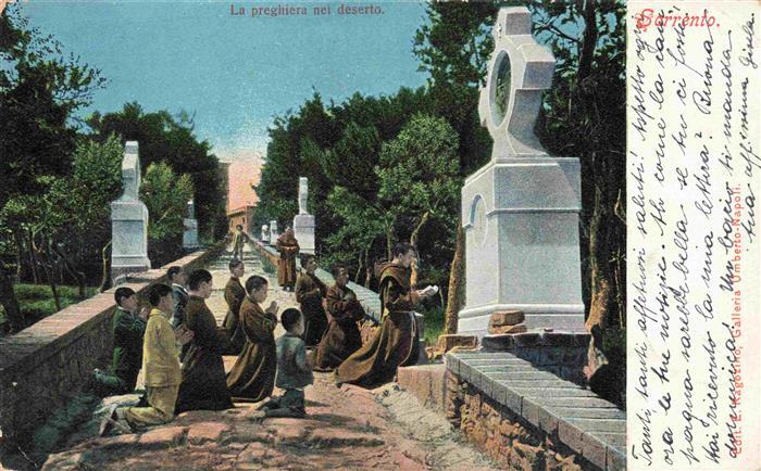 SORRENTO  Sorrent Campania IT La preghiera nei deserto
