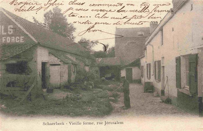 Schaerbeek Bruxelles Bruessel Belgie Vieille ferme Rue Jérusalem