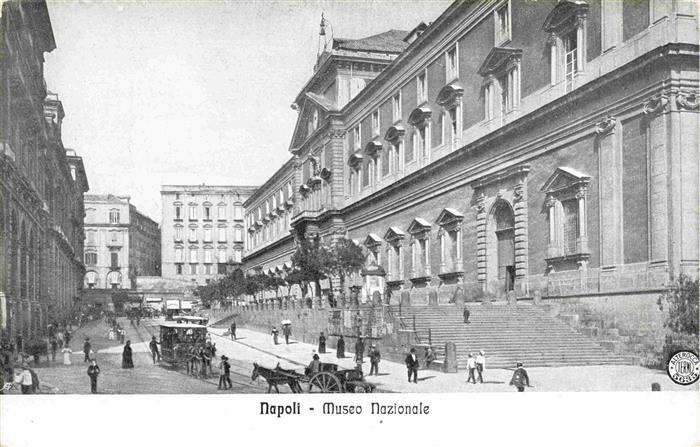 NAPOLI Neapel Naples IT Museo Nazionale Pferdebahn