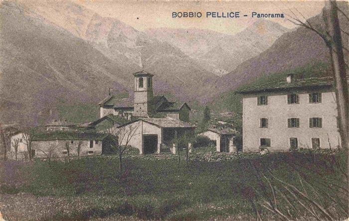 Bobbio Pellice Turin Piemonte IT Panorama Kirche