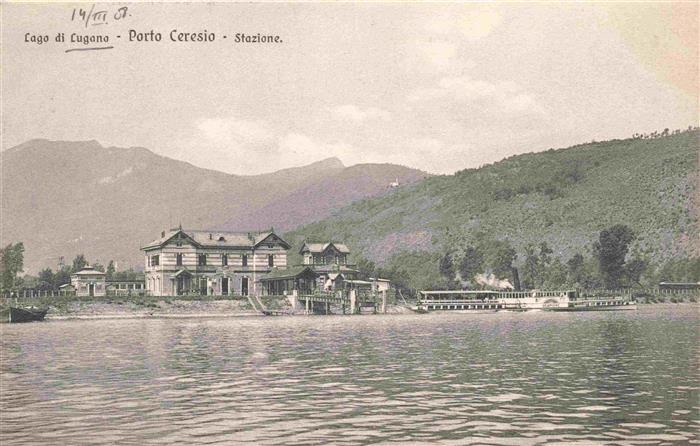 Lago di Lugano TI Porto Ceresio Stazione