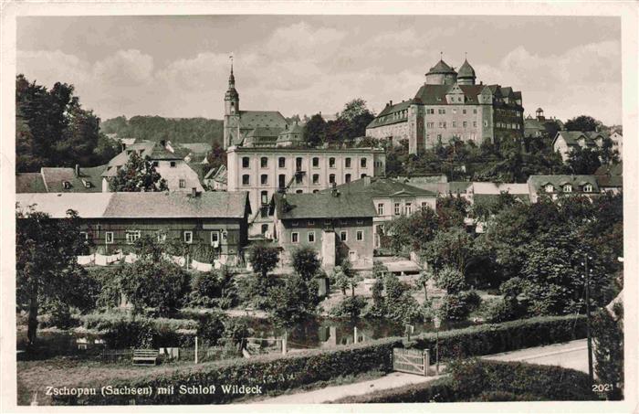 Zschopau mit Schloss Wildeck