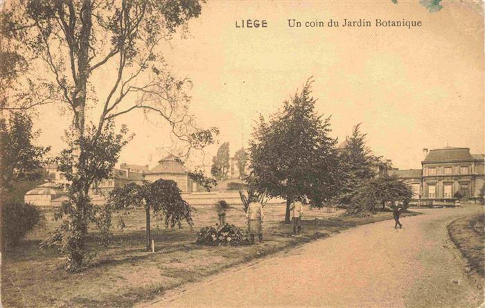 LIEGE  Luettich Luik Belgie Un coin du Jardin Botanique Feldpost