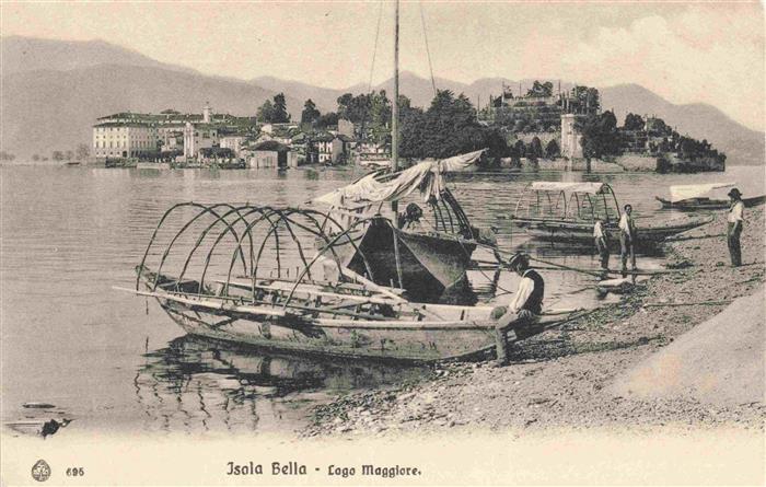 Isola Bella Verbano-Cusio-Ossola Piemont IT Lago Maggiore Pecheurs