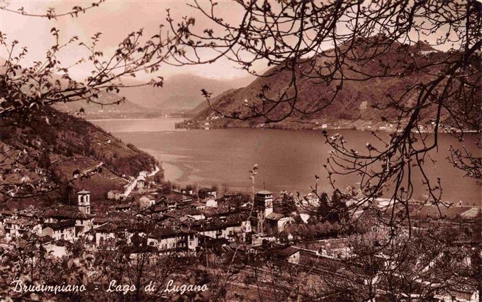 Brusimpiano Lago di Lugano IT Panorama