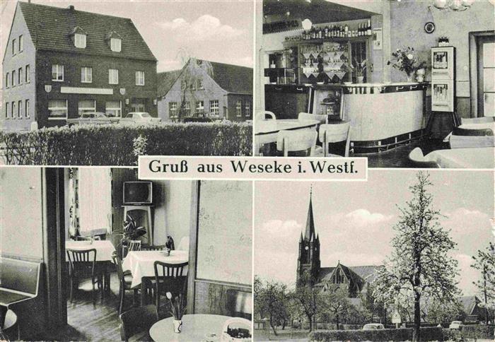 Weseke Borken NRW Autohof Weseke Hotel Gaststaette Bar Kirche