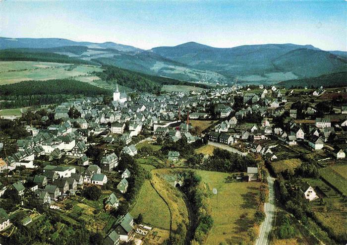 Winterberg  Hochsauerland NRW Fliegeraufnahme