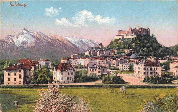 SALZBURG  AT Stadtbild mit Festung Hohensalzburg