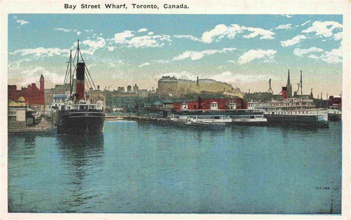 TORONTO Canada Bay Street Wharf