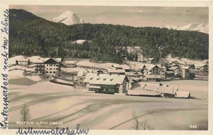 Seefeld Tirol Winterpanorama