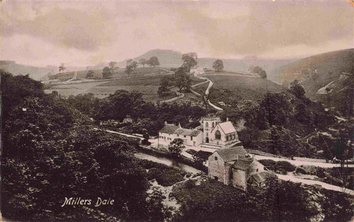Millers Dale Buxton Derbyshire UK Panorama
