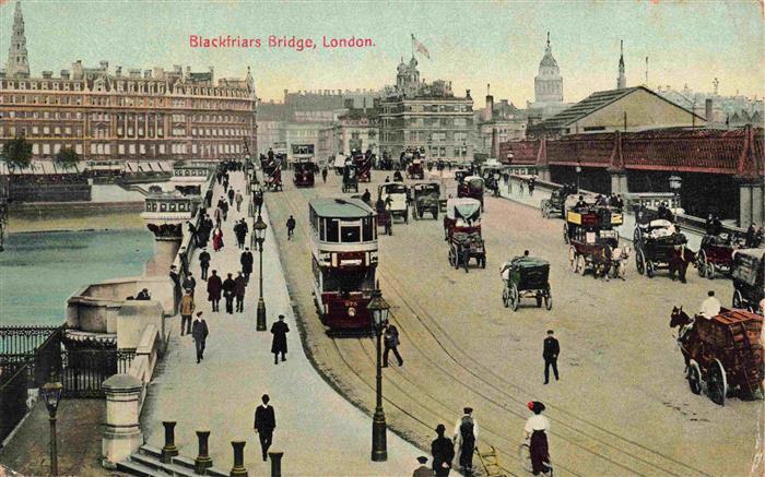 LONDON UK Blackfriars Bridge